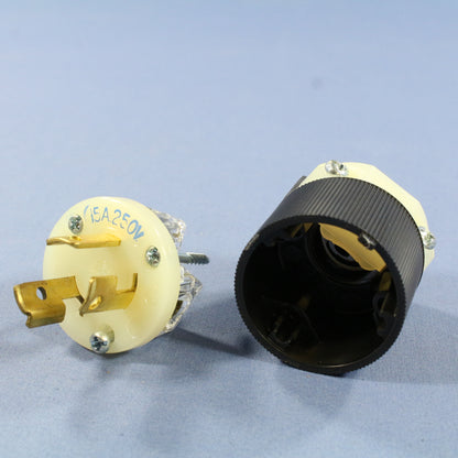 Hubbell Bryant Insulgrip Locking Plug Twist Lock NEMA L6-15P 15A 250V HBL4570C