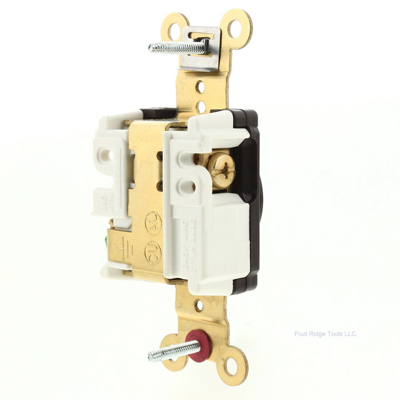 Hubbell Bryant Brown Industrial Single Outlet Receptacle 15A 125V 5-15R HBL5261