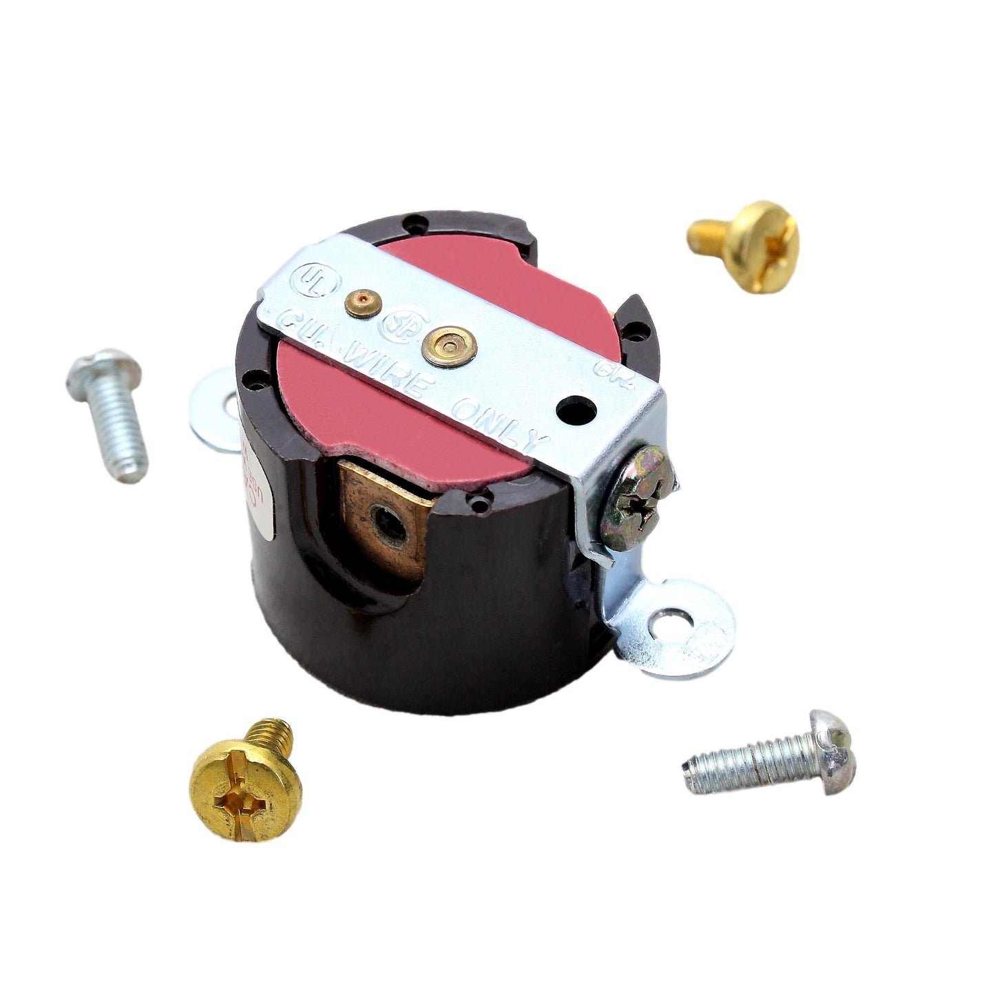 Hubbell Straight Blade Short Strap Receptacle Outlet 15A 250V Nema 6-15R HBL5658
