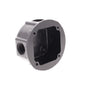 Hubbell Marine Grade 4" Round Black Non-Metallic DockSide Junction Box HBL6081