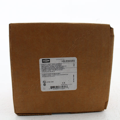 Hubbell Replacement Non-Fused Switch 60A Motor Disconnect Interlock HBL60MISRS