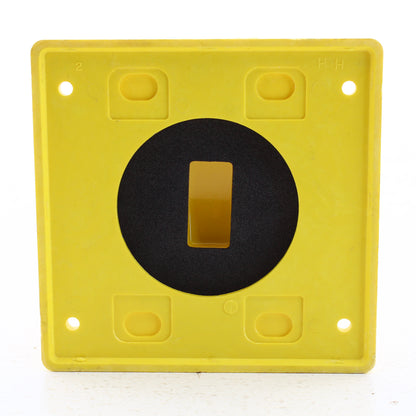 Hubbell Weatherproof Cover for 2.44" Outlet Receptacle Corr Resist HBL77CM77