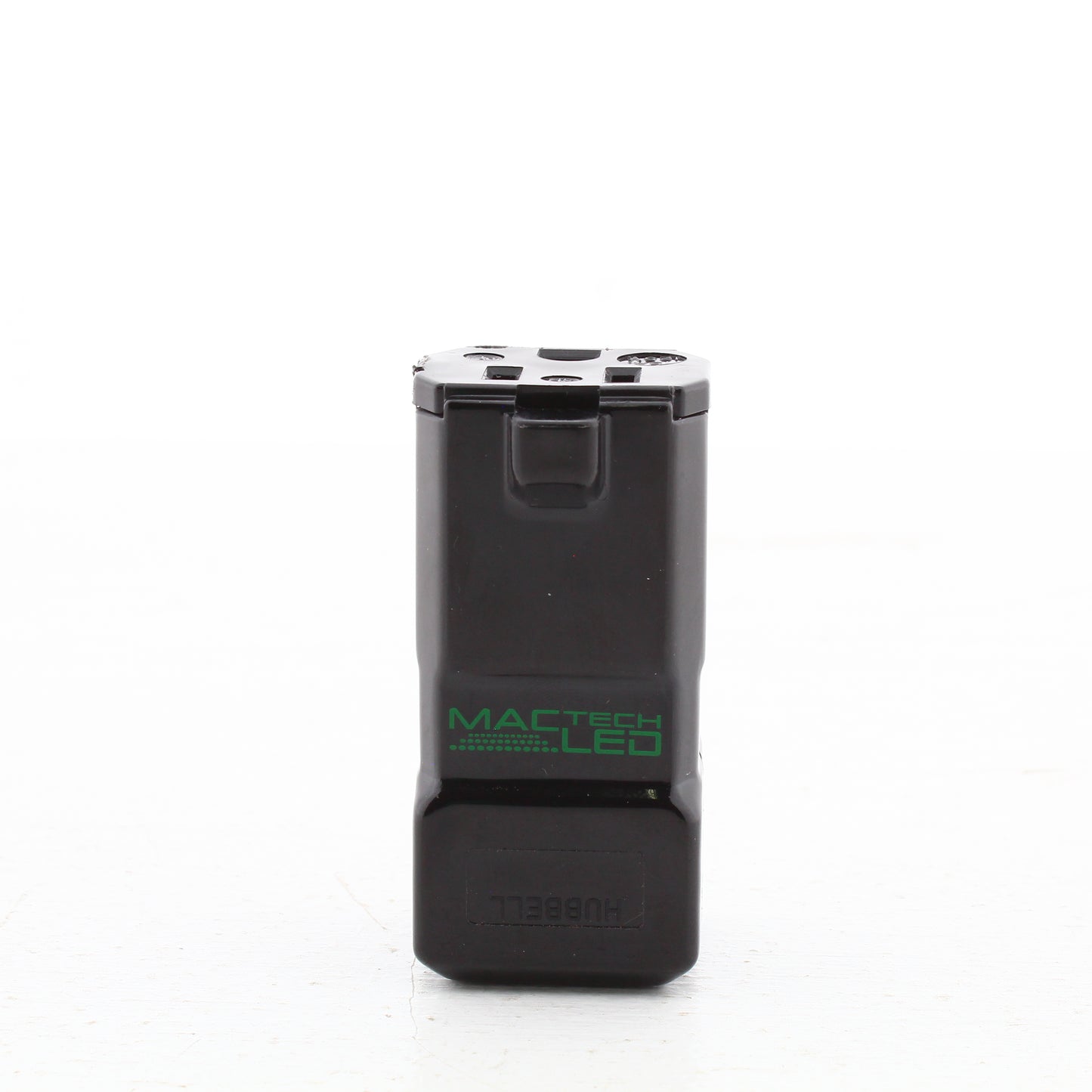Hubbell HBL8119VBK Black Hospital Grade 15A 125V Connector MACTech LED Valise