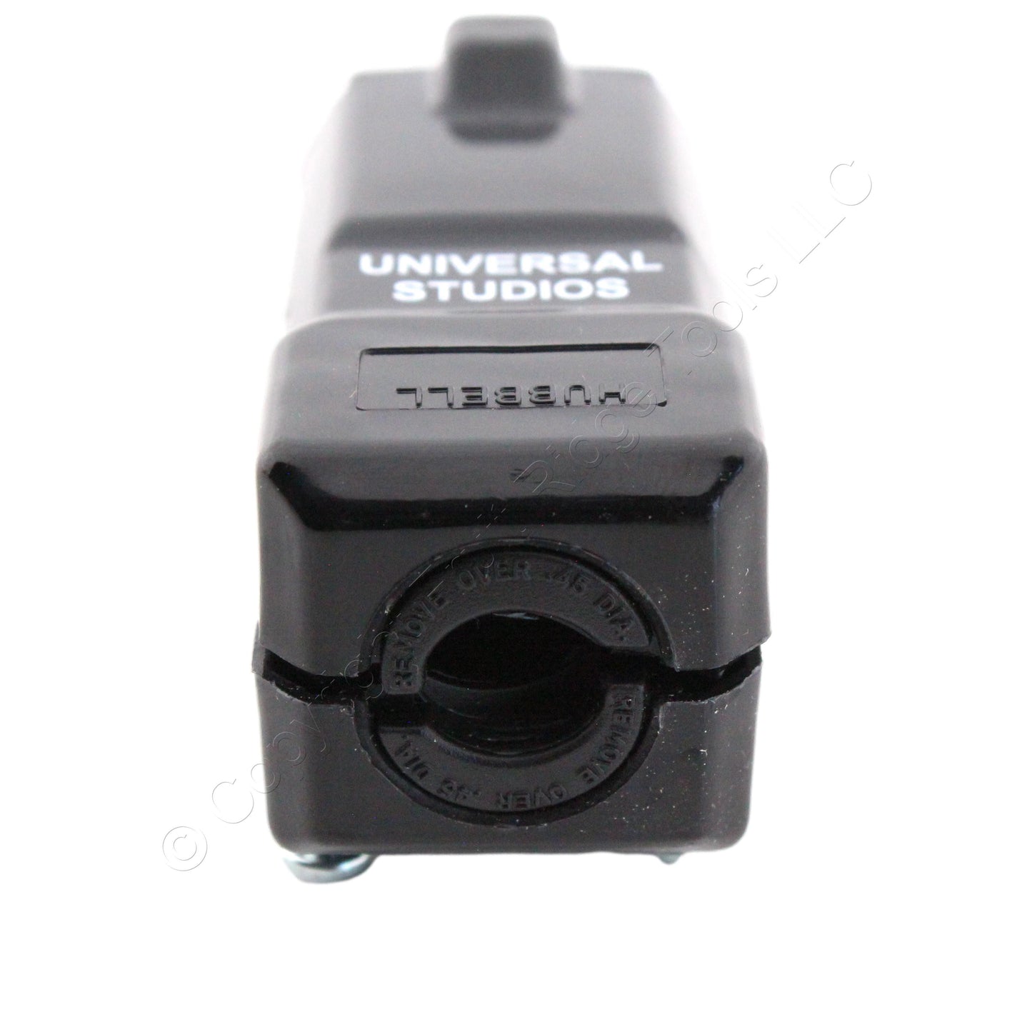 Hubbell Black Hospital Grade Connector "Universal Studios" 15A 125V HBL8119VBK