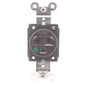 Hubbell HBL8310 Brown Single Receptacle Outlet 20A 125V 5-20R Hospital Grade