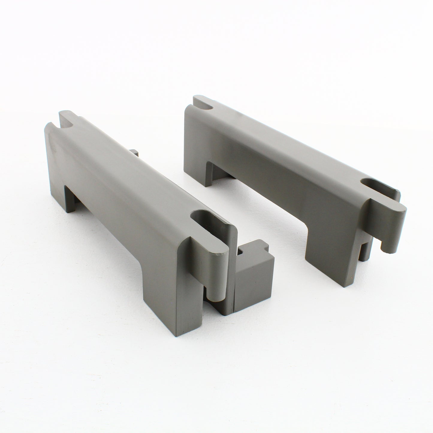 2 Gray Hubbell AccessTrak Cable Ramp Trough End Rails 5-Channel HBLAT5ERA