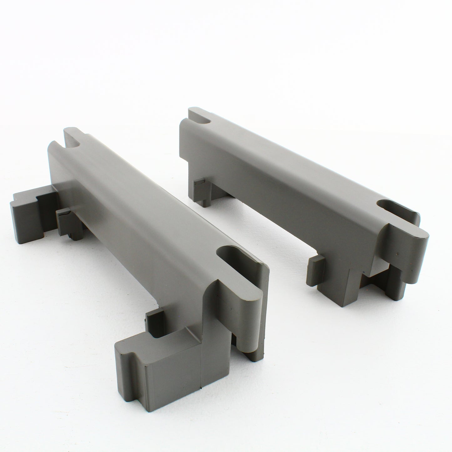 2 Gray Hubbell AccessTrak Cable Ramp Trough End Rails 5-Channel HBLAT5ERA