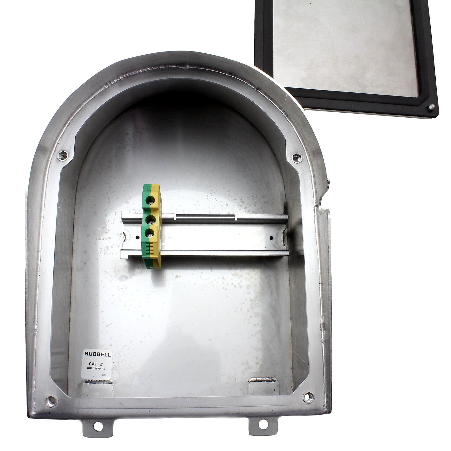 Hubbell Blank Stainless Disconnect Switch Enclosure Sloped Size 6 HBLDSSRNK6