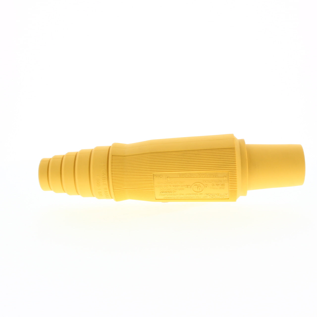 Hubbell Yellow Cam-Type Plug Insulator Sleeve Female Body Replacement HBLFBY