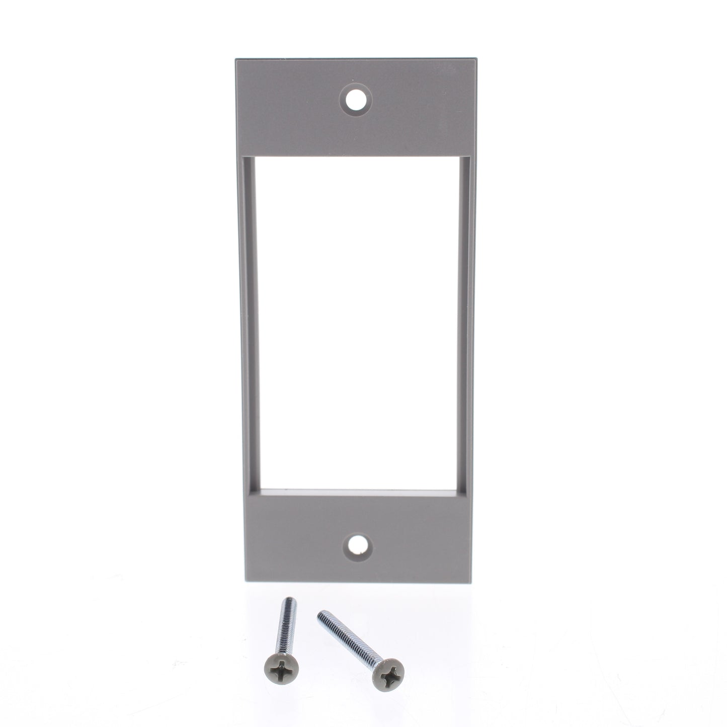 Hubbell HBLIMFSGY Gray 1-Gang 3-Unit, iStation PVC Rigid Custom Wallplate 25pcs