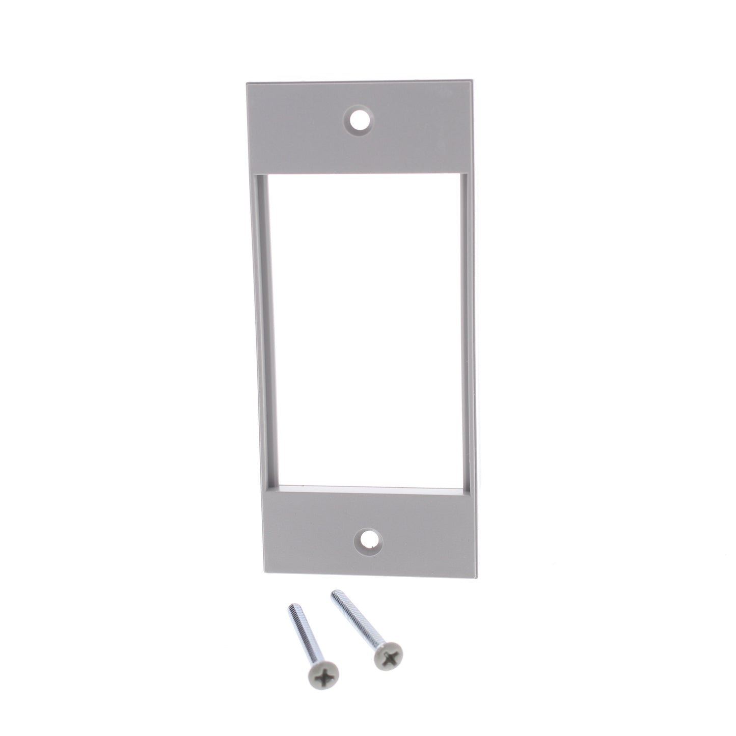 Hubbell HBLIMFSGY Gray 1-Gang 3-Unit, iStation PVC Rigid Custom Wallplate Cover