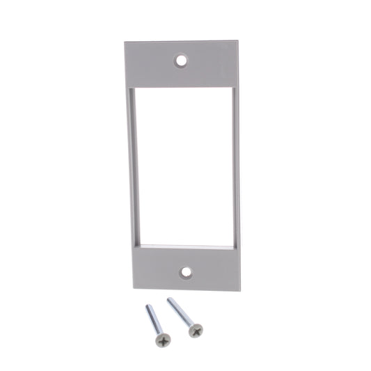 Hubbell HBLIMFSGY Gray 1-Gang 3-Unit, iStation PVC Rigid Custom Wallplate Cover