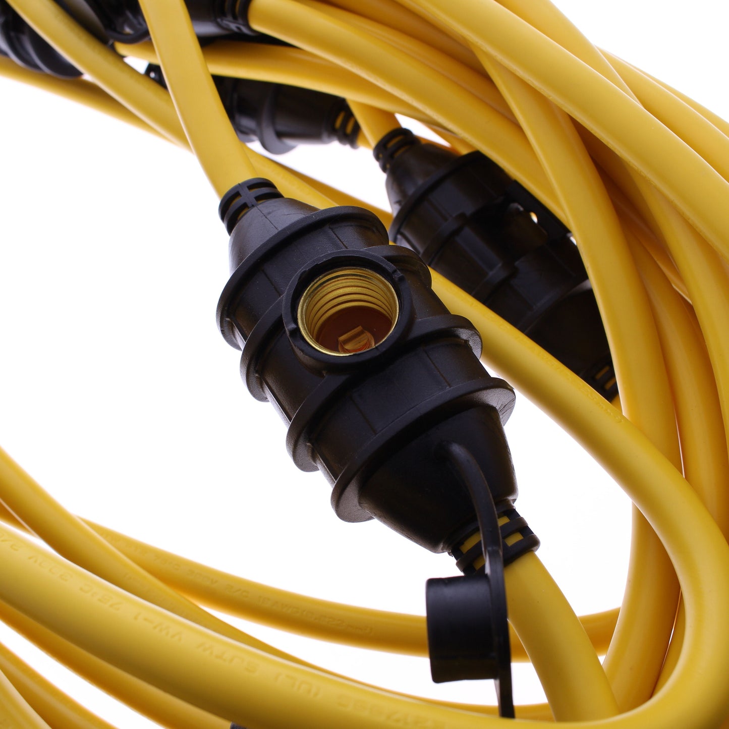 Hubbell Temporary HBLREP182S100 LED Light String Cord 100 Ft 18/2 10 Base