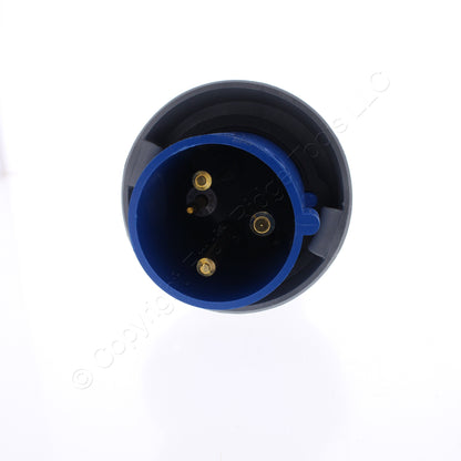 Hubbell HBLS360P6WP Watertight IEC 60A Pin & Sleeve Plug Pilot Pin 2P3W 250VAC