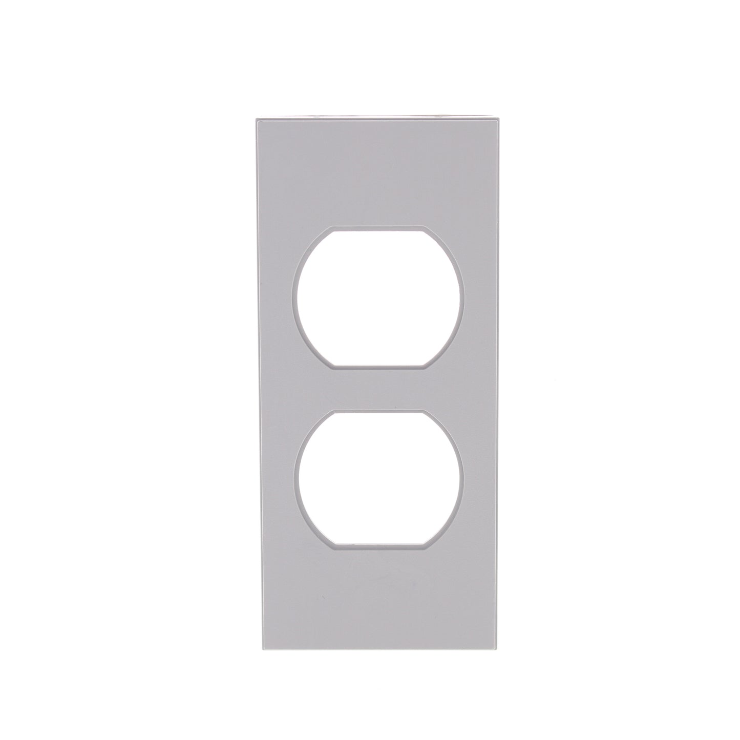 Hubbell HBLST302GY Gray 1-Gang Duplex Outlet PVC Rigid Custom Wallplate Cover