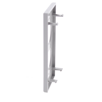 Hubbell HBLST302GY Gray 1-Gang Duplex Outlet PVC Rigid Custom Wallplate Cover
