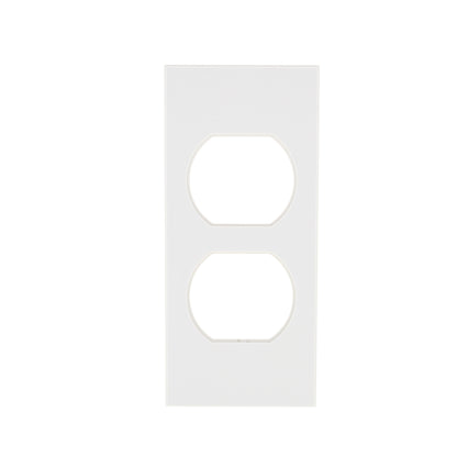 Hubbell HBLST302I Ivory 1-Gang Duplex PVC Rigid Custom Wallplate Cover 25-pack