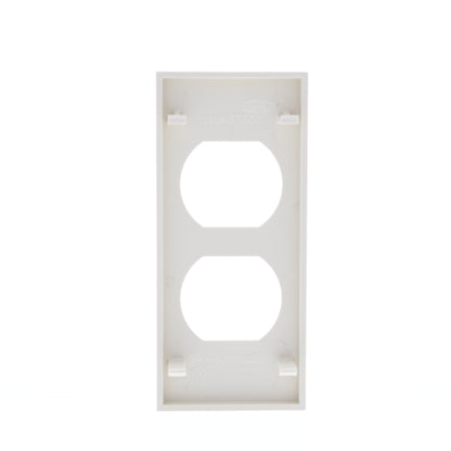 Hubbell HBLST302I Ivory 1-Gang Duplex PVC Rigid Custom Wallplate Cover 25-pack