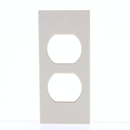 Hubbell HBLST302I Ivory 1-Gang Duplex Outlet PVC Rigid Custom Wallplate Cover
