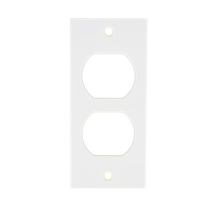 Hubbell HBLST302SI Ivory 1-Gang Duplex PVC Rigid Custom Wallplate Cover 25-pack