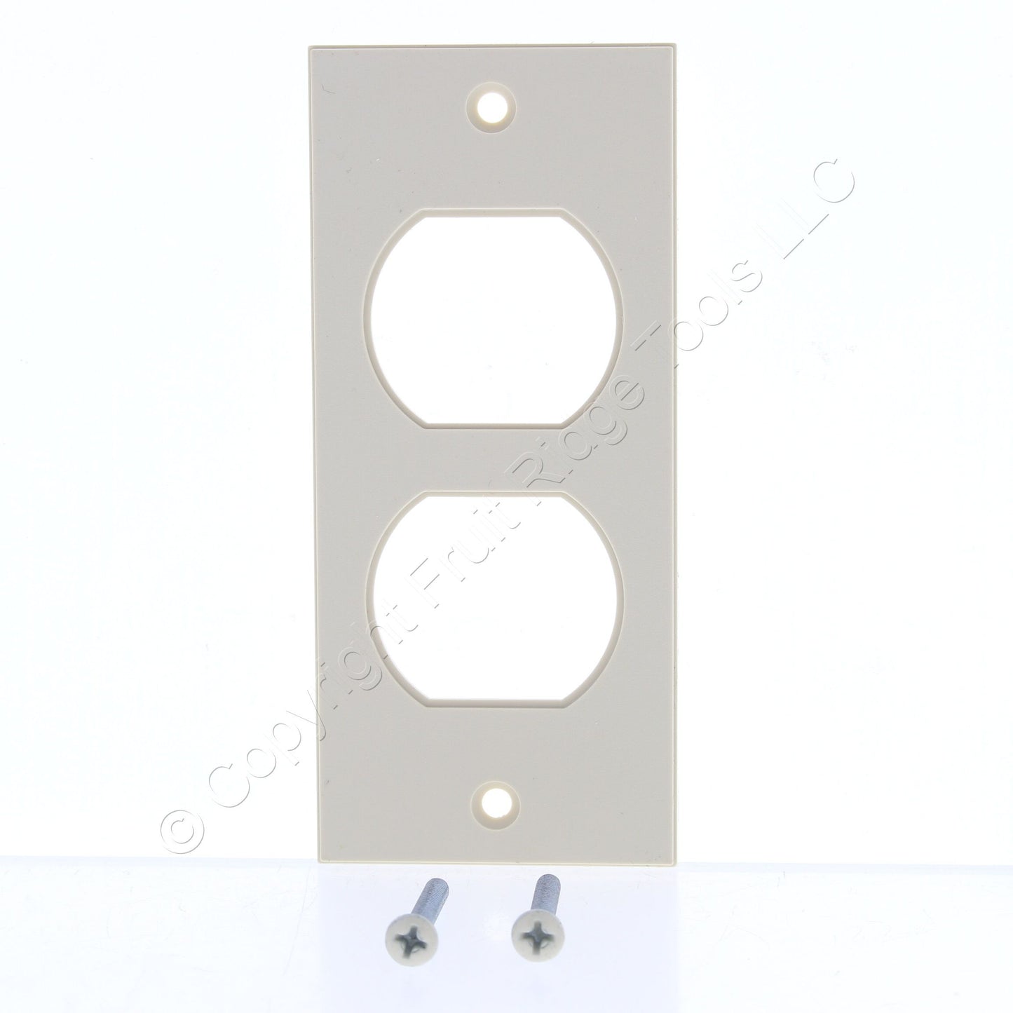 Hubbell HBLST302SI Ivory 1-Gang Duplex Outlet PVC Rigid Custom Wallplate Cover