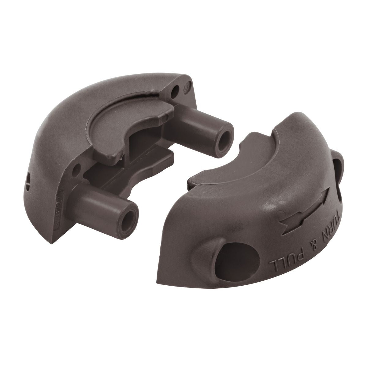 Hubbell HBLTL2CCBR Brown Cord Clamp for 3-Wire Twist Lock Plugs/Connectors