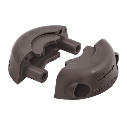 Hubbell HBLTL2CCBR Brown Cord Clamp for 3-Wire Twist Lock Plugs/Connectors