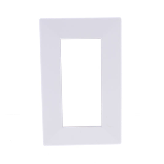 Hubbell HBLTRIM1WWA White Custom 6.75" Plastic Wallbox Trim Wallplates 2-pack