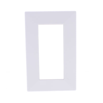 Hubbell HBLTRIM1WWA White Plastic Custom 6.75" Wallbox Trim Wallplates 10-pack