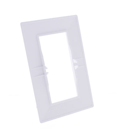Hubbell HBLTRIM1WWA White Plastic Custom 6.75" Wallbox Trim Wallplates 10-pack