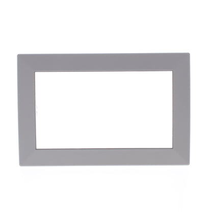 Hubbell HBLTRIM4WGY Gray 4-Gang Plastic Wallplate Cover Flange for HBL Wall Box