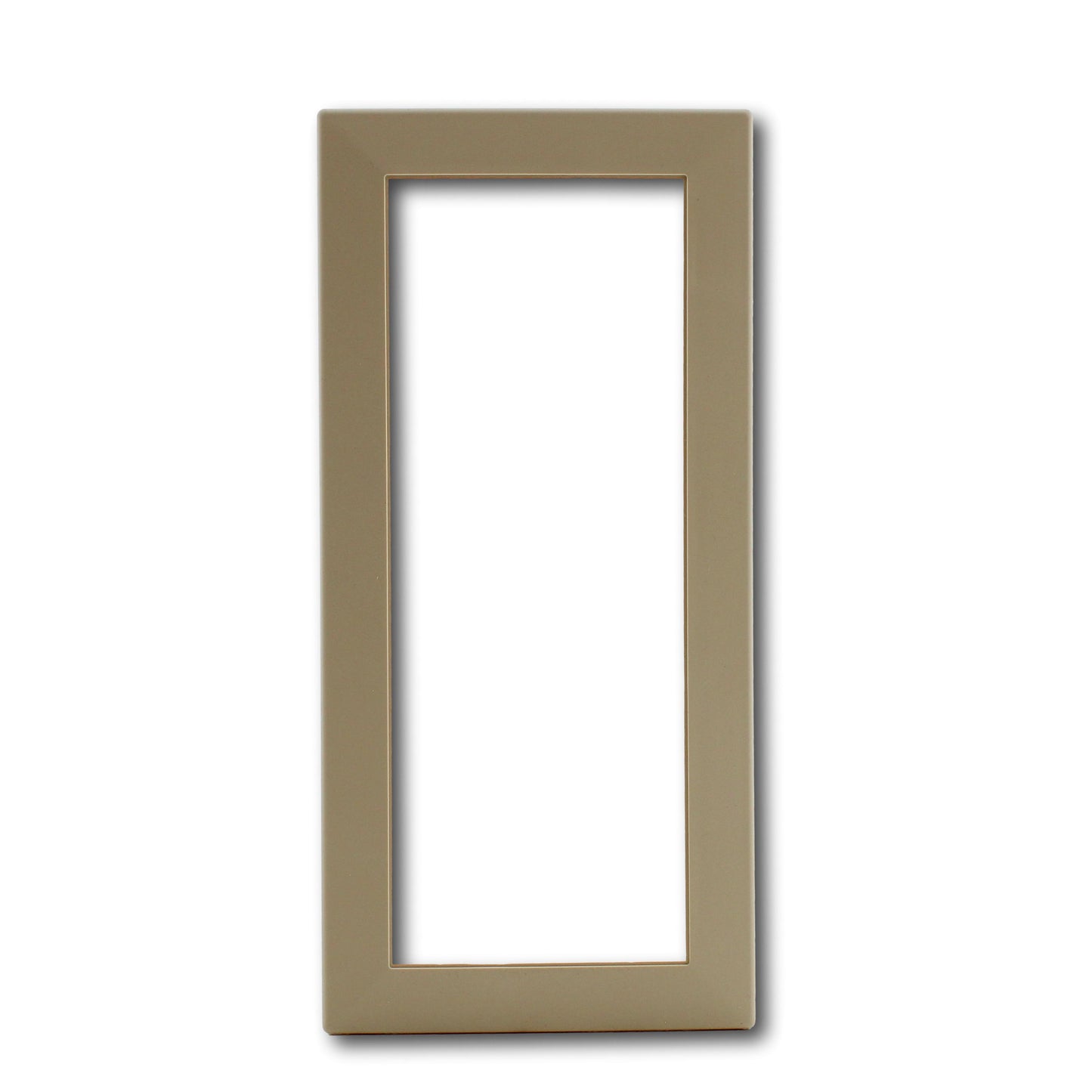 Hubbell HBLTRIM6WI Ivory 6-Gang Custom Plastic Standard Wallplate Cover 10-pack