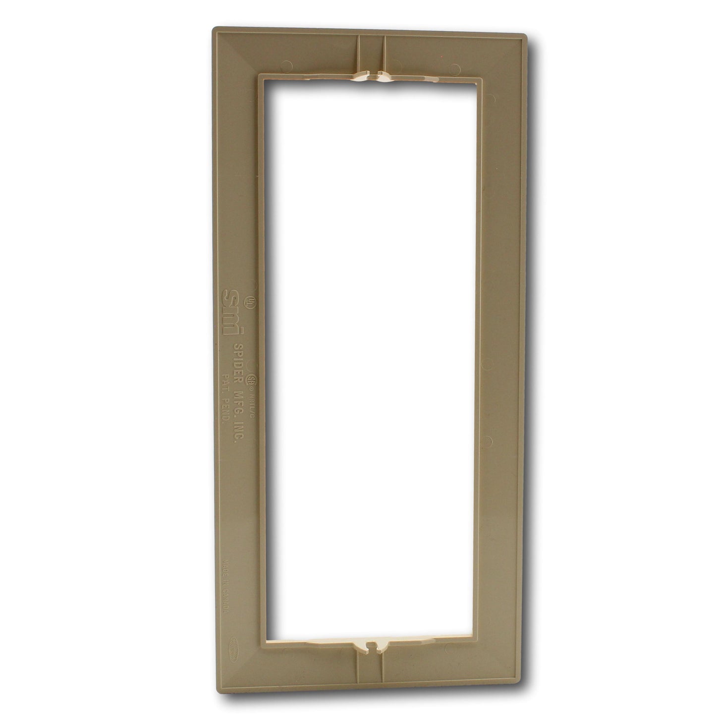 Hubbell HBLTRIM6WI Ivory 6-Gang Custom Plastic Standard Wallplate Cover 10-pack