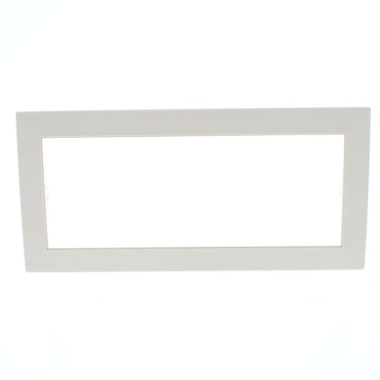 Hubbell HBLTRIM6WI Ivory 6-Gang Plastic Wallplate Cover Flange for HBL Wall Box