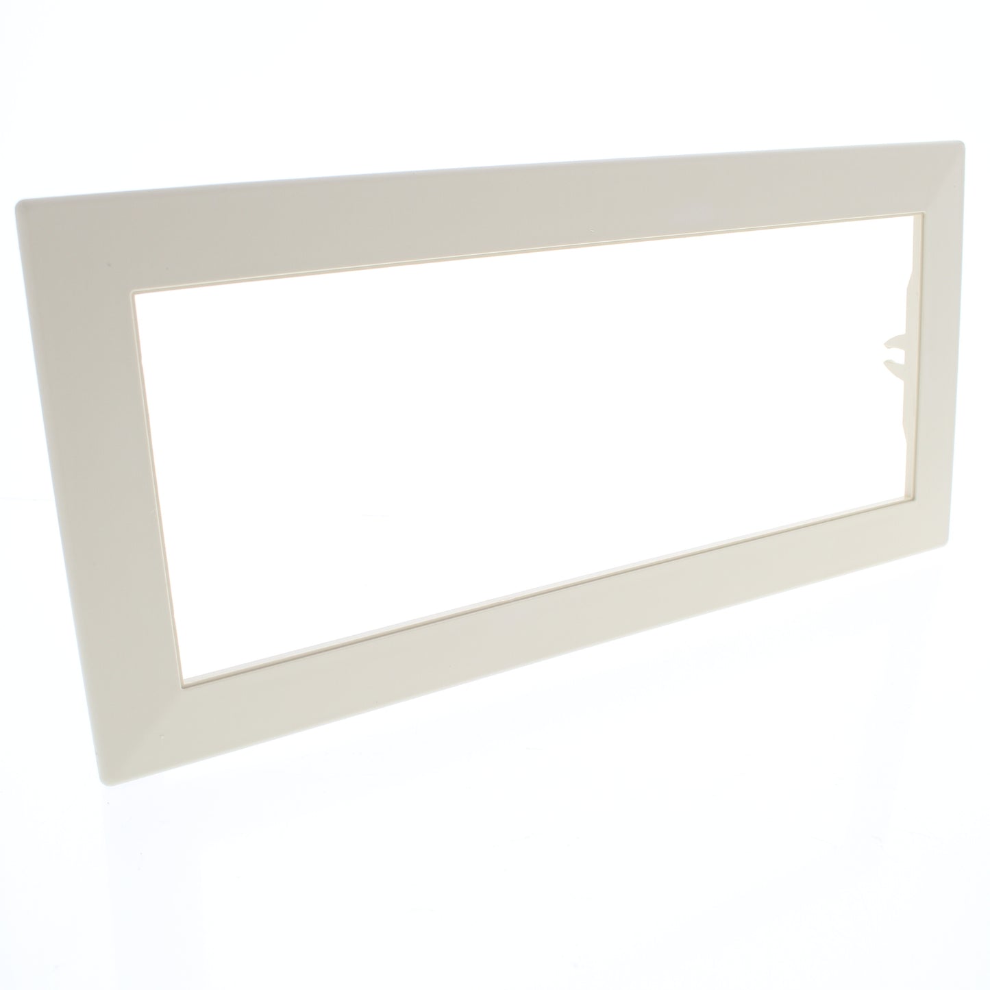 Hubbell HBLTRIM6WI Ivory 6-Gang Plastic Wallplate Cover Flange for HBL Wall Box