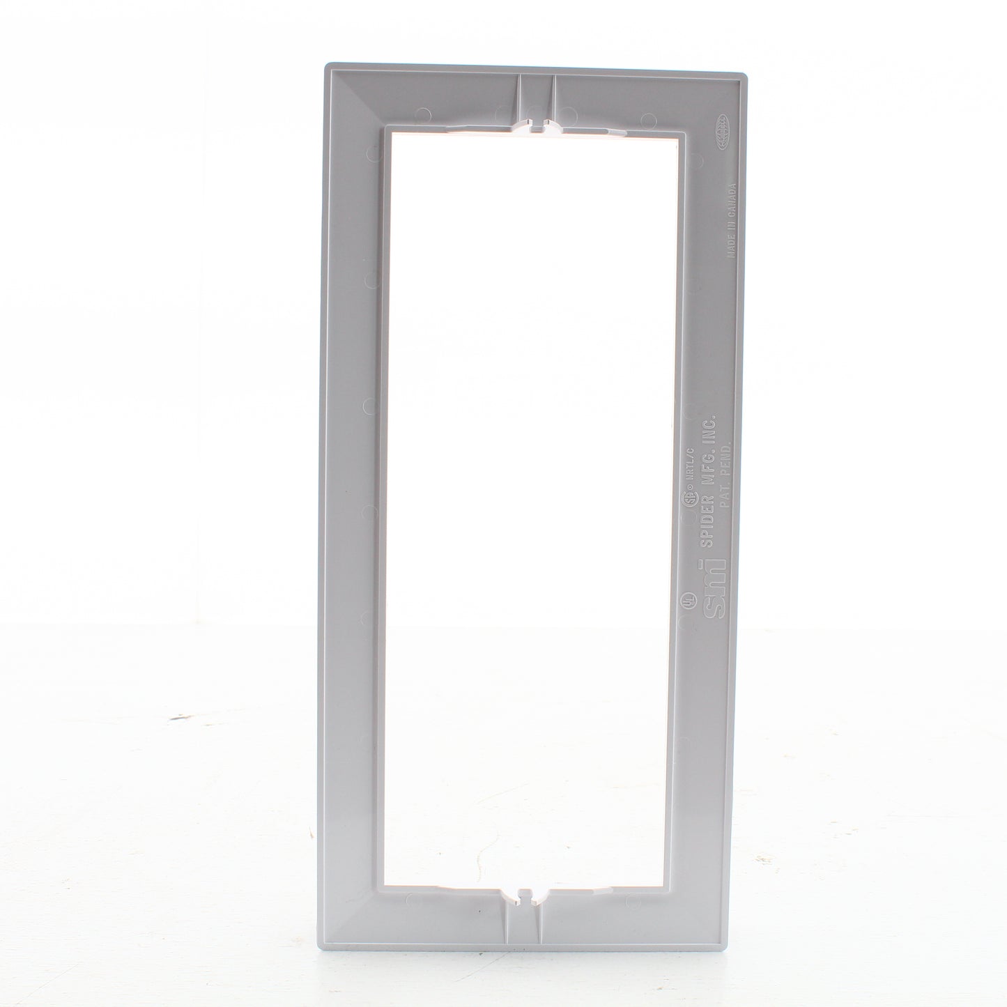 Hubbell HBLTRIM6WWA White 6-Gang Custom Plastic Standard Wallplate Cover 10-pack