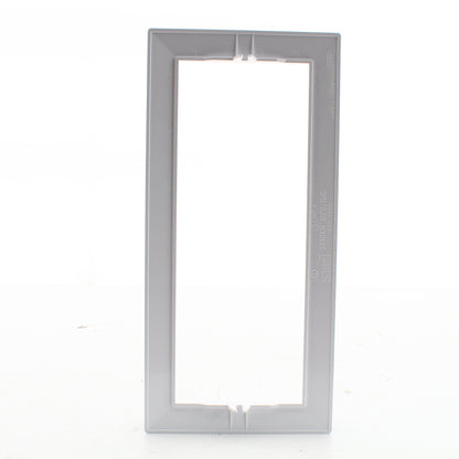 Hubbell HBLTRIM6WWA White 6-Gang Custom Plastic Standard Wallplate Cover 10-pack