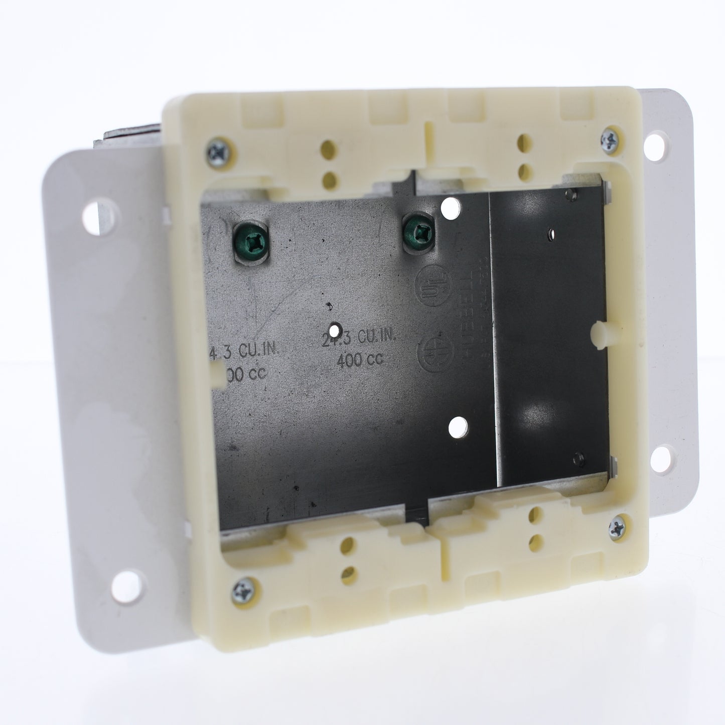 Hubbell Multi-Connect 2-Gang Recessed Electrical Wallbox for Drywall HBLWSCS2A