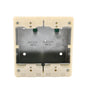 Hubbell Multi-Connect 2-Gang Recessed Electrical Wallbox for Drywall HBLWSCS2AM1