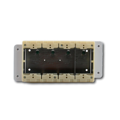 Hubbell HBLWSCS4AM1 Multi-Connect 4-Gang Recessed Electrical Wallboxes 10-Pack