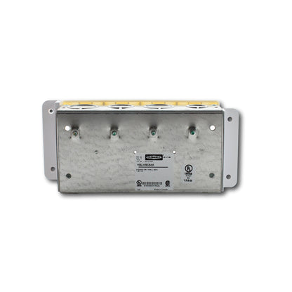 Hubbell HBLWSCS4AM1 Multi-Connect 4-Gang Recessed Electrical Wallboxes 10-Pack