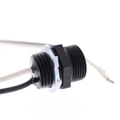 Hubbell Mini-Quick Male Straight Receptacle 2P2W 16AWG Quick-Connect HBNS02501