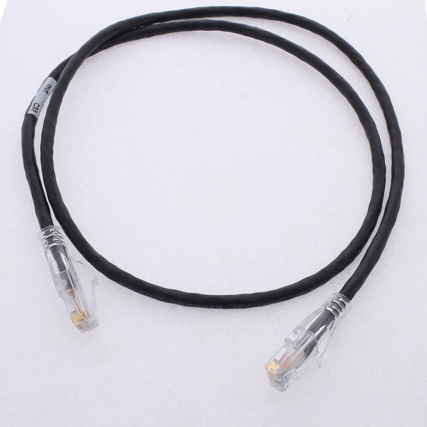 Hubbell HC5EBK03 Cat5e Black 3ft Patch Cord Ethernet Cable Data Center Network