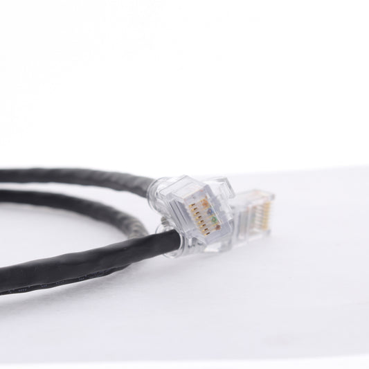 Hubbell HC5EBK03 Cat5e Black 3ft Patch Cord Ethernet Cable Data Center Network