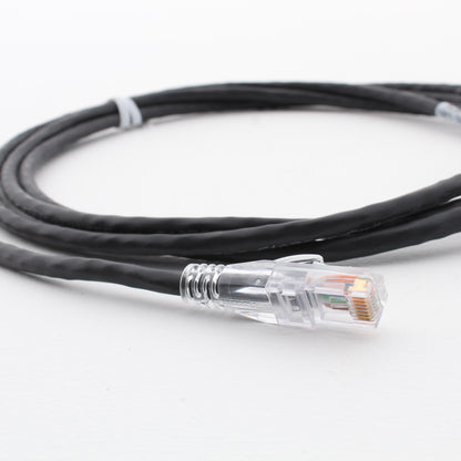 Hubbell HC5EBK07 Cat5e Black 7ft Patch Cord Ethernet Cable Data Center Network