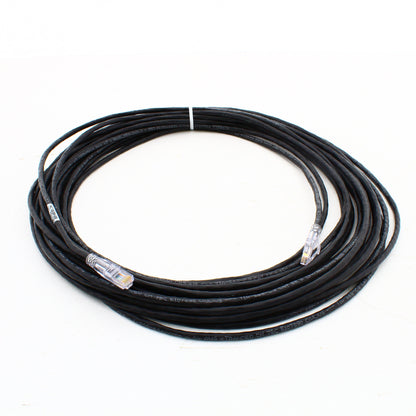 Hubbell Patch Cord Cat 5e Black 55 Ft LAN Ethernet Network Cable HC5EBK55