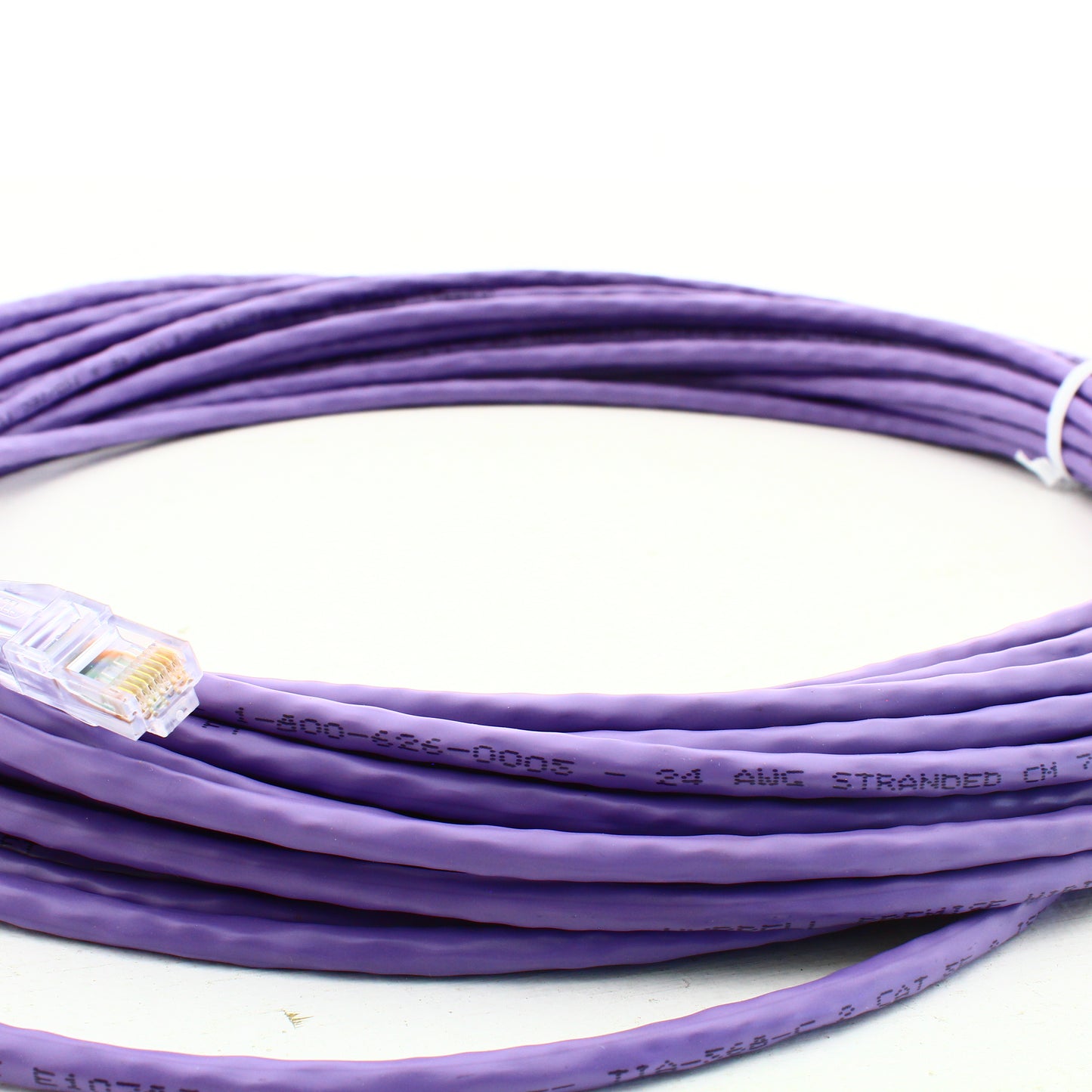 Hubbell Patch Cord Cat 5e Black 70 Ft LAN Ethernet Network Cable HC5EBK70