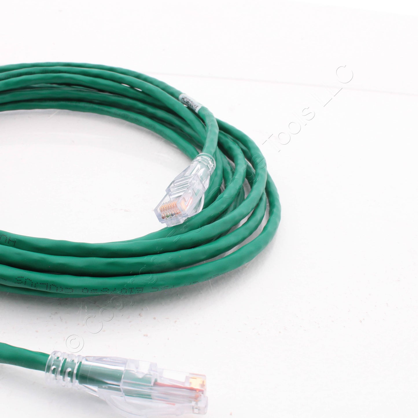 Hubbell Patch Cord Cat 5e Green 15 Ft LAN Ethernet Network Cable HC5EGN15