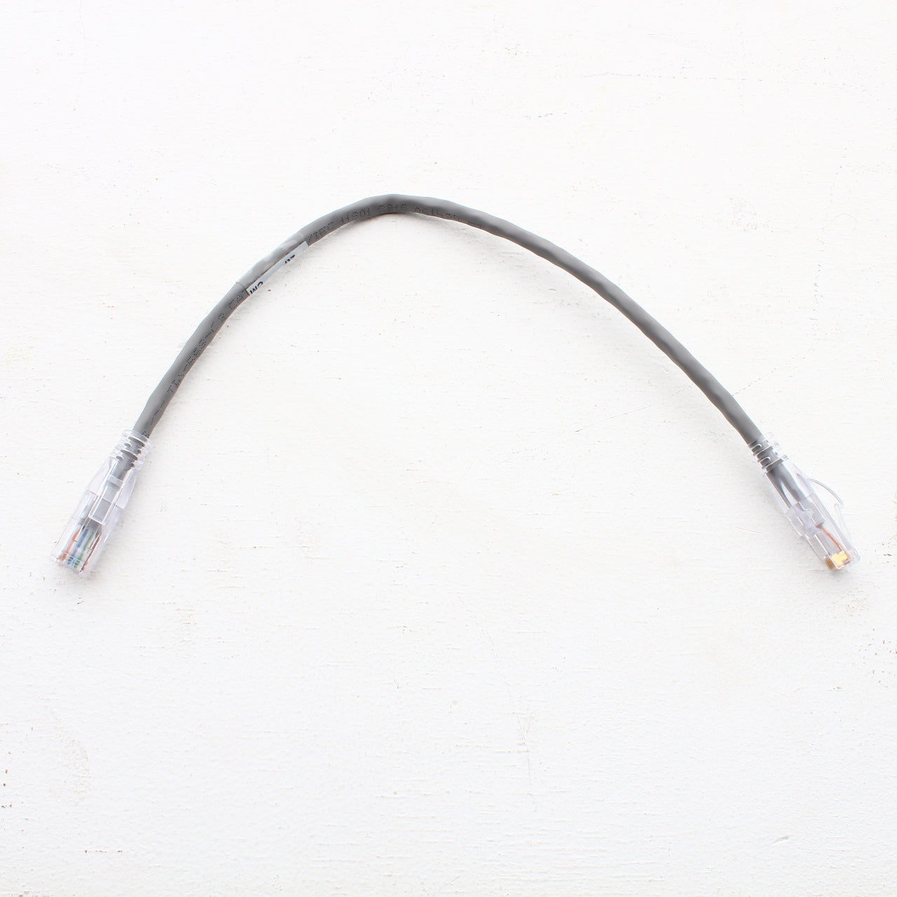 Hubbell HC5EGY01 Cat5e Gray 1ft Ethernet Patch Cord Cable Data Center Network
