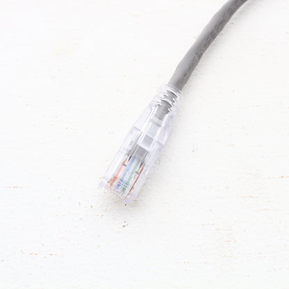 Hubbell HC5EGY01 Cat5e Gray 1ft Ethernet Patch Cord Cable Data Center Network
